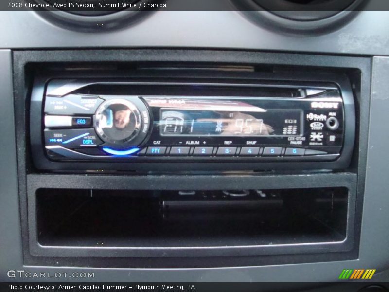 Summit White / Charcoal 2008 Chevrolet Aveo LS Sedan