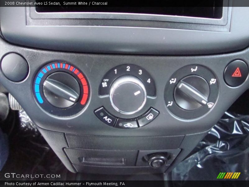 Summit White / Charcoal 2008 Chevrolet Aveo LS Sedan