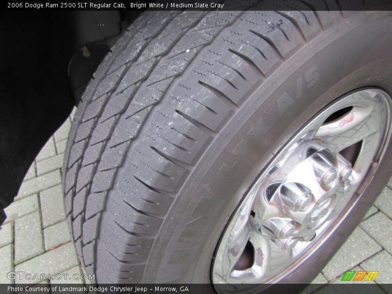 Bright White / Medium Slate Gray 2006 Dodge Ram 2500 SLT Regular Cab