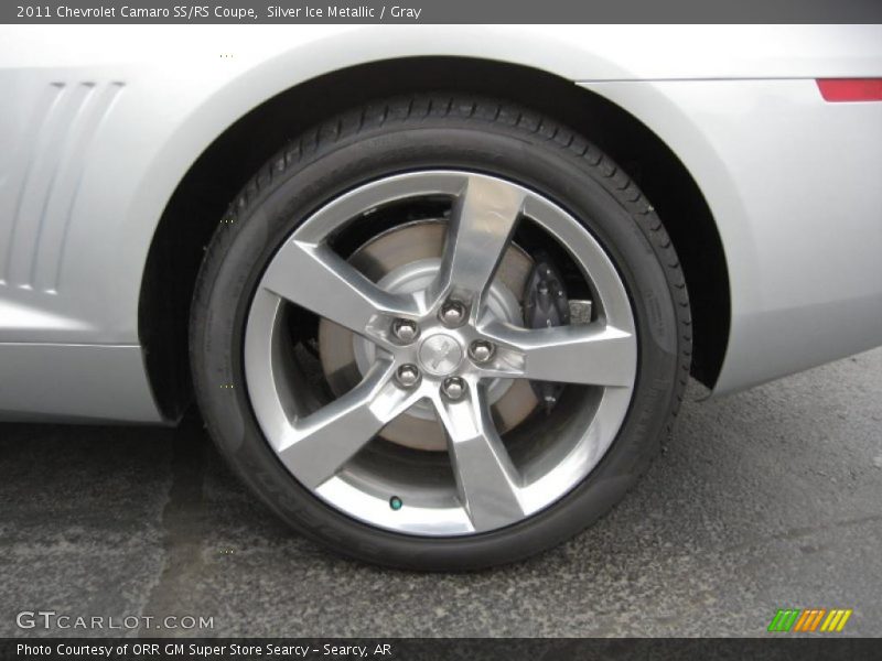 Silver Ice Metallic / Gray 2011 Chevrolet Camaro SS/RS Coupe