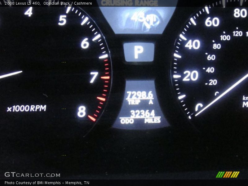 Obsidian Black / Cashmere 2008 Lexus LS 460