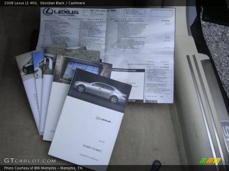 Obsidian Black / Cashmere 2008 Lexus LS 460