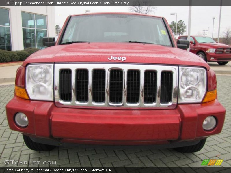 Inferno Red Crystal Pearl / Dark Slate Gray 2010 Jeep Commander Sport