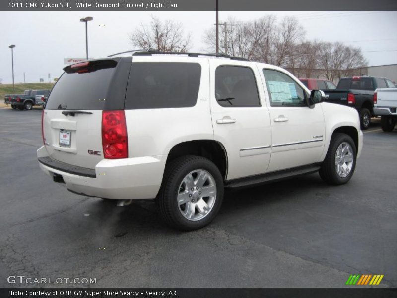 White Diamond Tintcoat / Light Tan 2011 GMC Yukon SLT