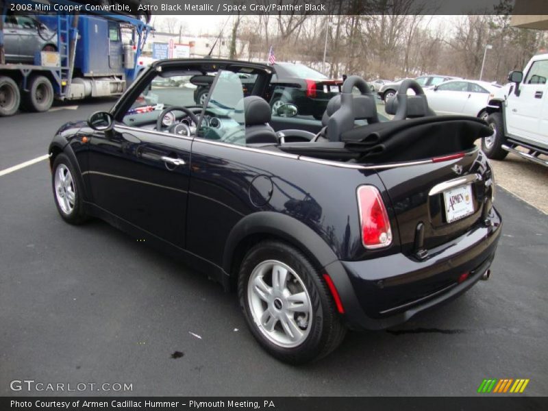 Astro Black Metallic / Space Gray/Panther Black 2008 Mini Cooper Convertible
