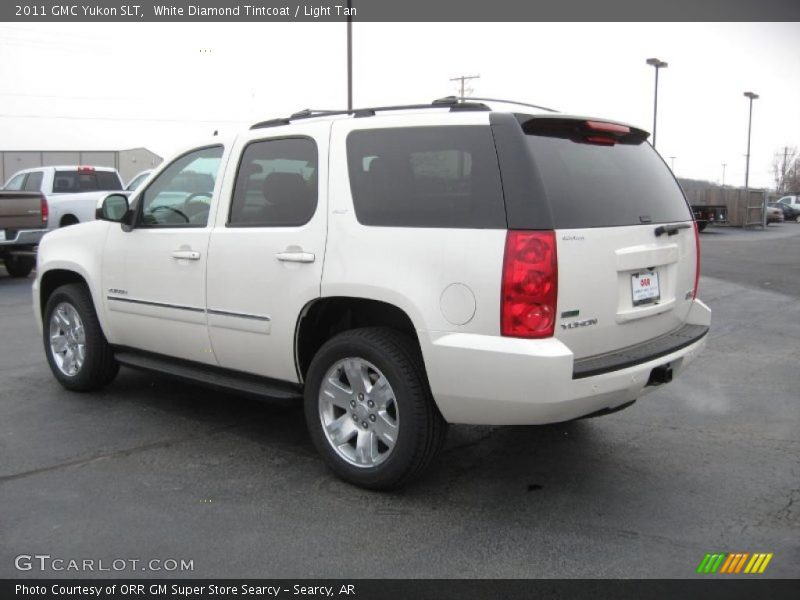 White Diamond Tintcoat / Light Tan 2011 GMC Yukon SLT