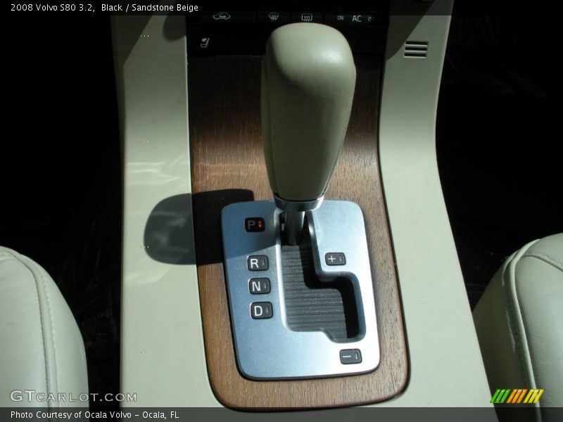 Black / Sandstone Beige 2008 Volvo S80 3.2