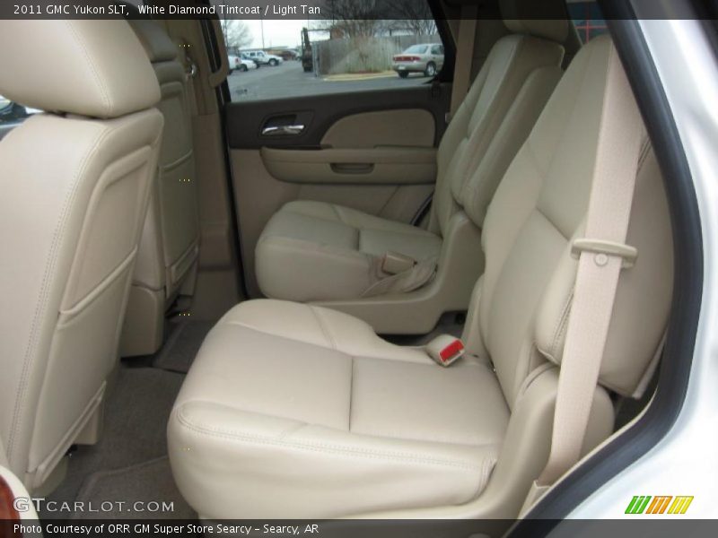White Diamond Tintcoat / Light Tan 2011 GMC Yukon SLT