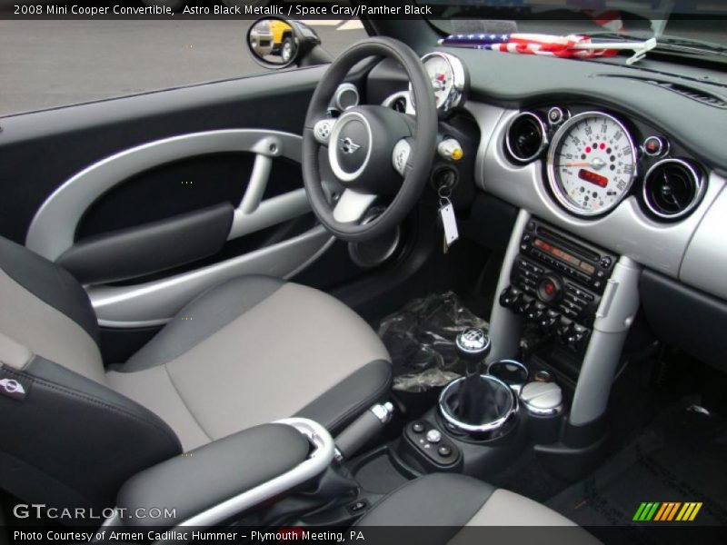  2008 Cooper Convertible Space Gray/Panther Black Interior