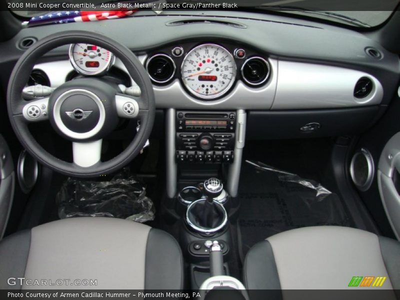 Astro Black Metallic / Space Gray/Panther Black 2008 Mini Cooper Convertible