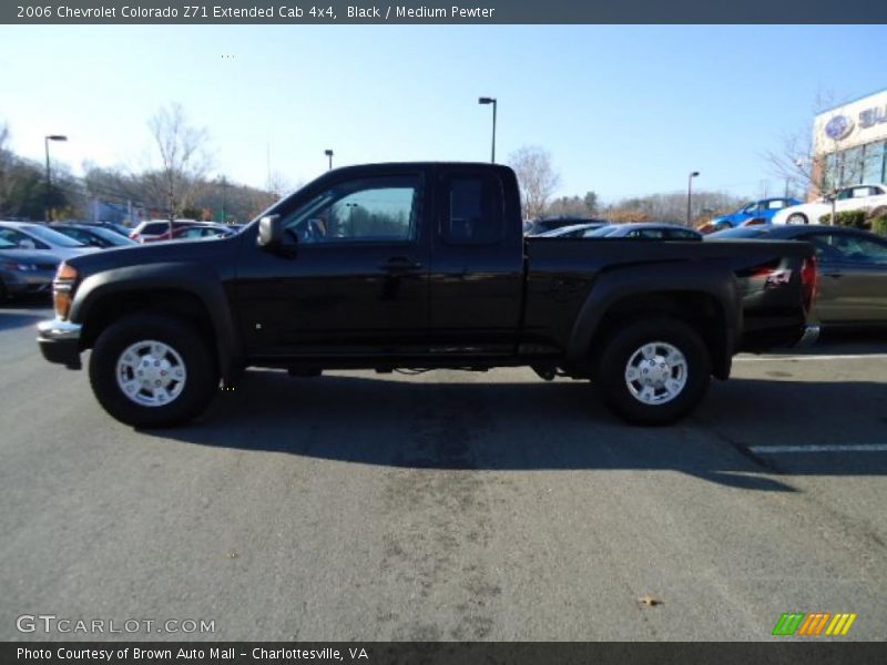 Black / Medium Pewter 2006 Chevrolet Colorado Z71 Extended Cab 4x4