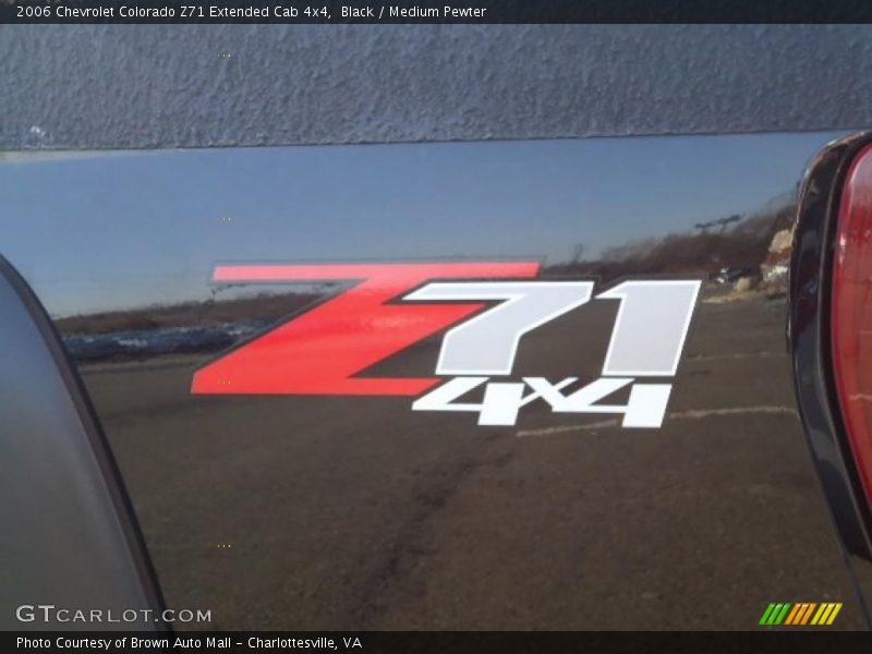 Black / Medium Pewter 2006 Chevrolet Colorado Z71 Extended Cab 4x4