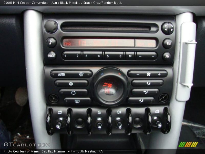 Astro Black Metallic / Space Gray/Panther Black 2008 Mini Cooper Convertible