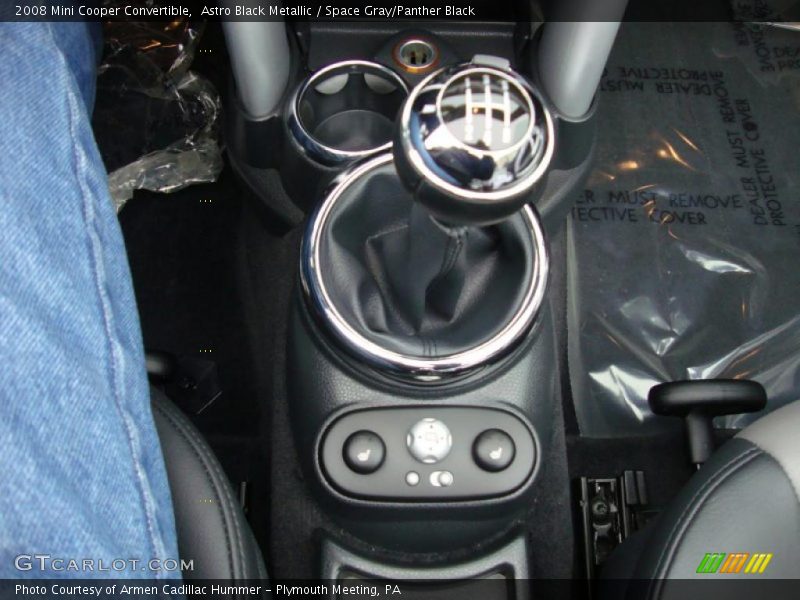 Astro Black Metallic / Space Gray/Panther Black 2008 Mini Cooper Convertible