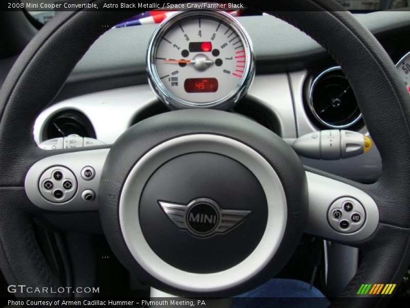 Astro Black Metallic / Space Gray/Panther Black 2008 Mini Cooper Convertible