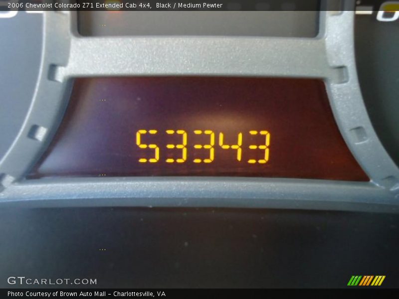 Black / Medium Pewter 2006 Chevrolet Colorado Z71 Extended Cab 4x4