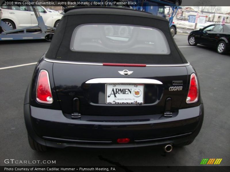 Astro Black Metallic / Space Gray/Panther Black 2008 Mini Cooper Convertible