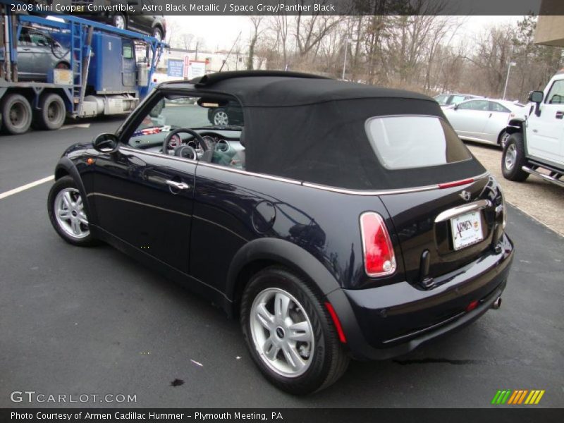 Astro Black Metallic / Space Gray/Panther Black 2008 Mini Cooper Convertible