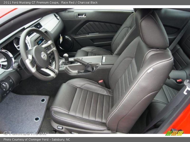  2011 Mustang GT Premium Coupe Charcoal Black Interior