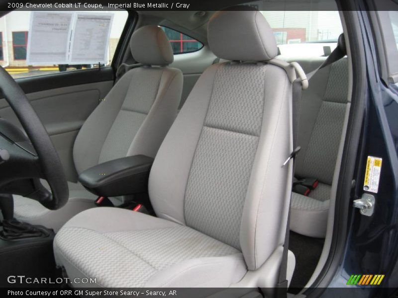 Imperial Blue Metallic / Gray 2009 Chevrolet Cobalt LT Coupe