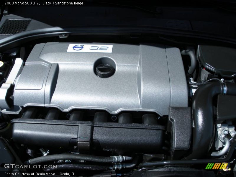 Black / Sandstone Beige 2008 Volvo S80 3.2