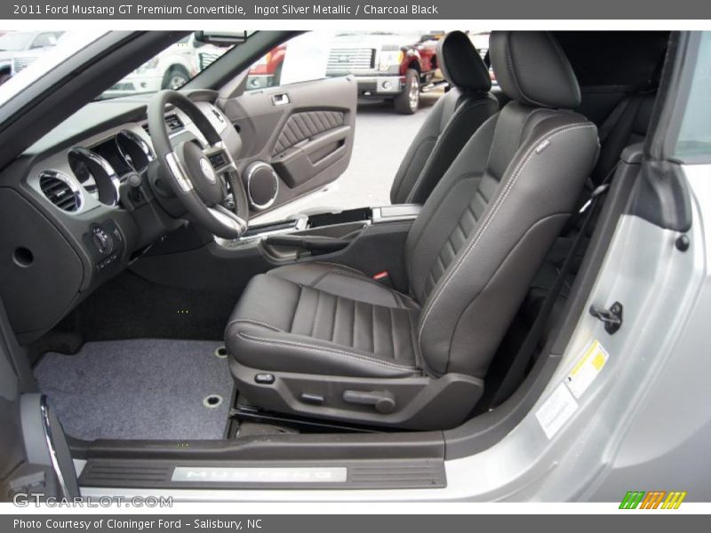  2011 Mustang GT Premium Convertible Charcoal Black Interior