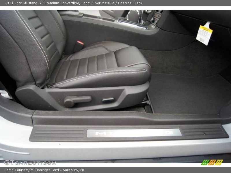 Ingot Silver Metallic / Charcoal Black 2011 Ford Mustang GT Premium Convertible