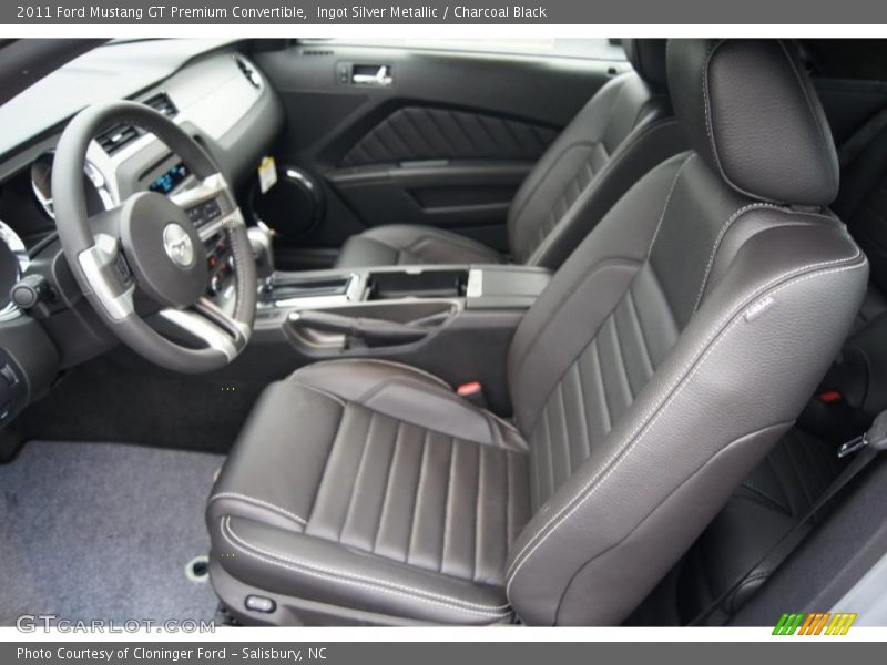  2011 Mustang GT Premium Convertible Charcoal Black Interior