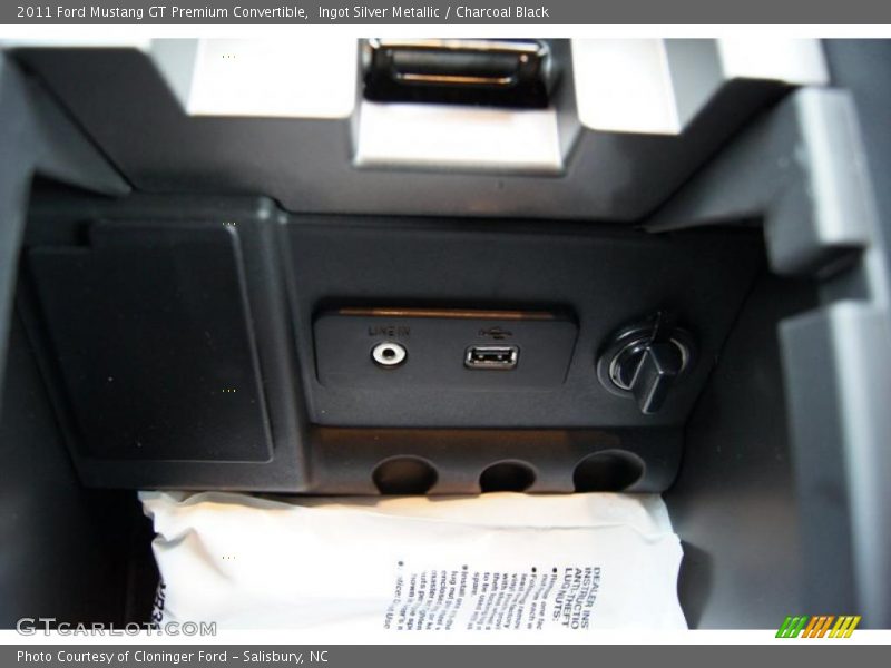 Ingot Silver Metallic / Charcoal Black 2011 Ford Mustang GT Premium Convertible
