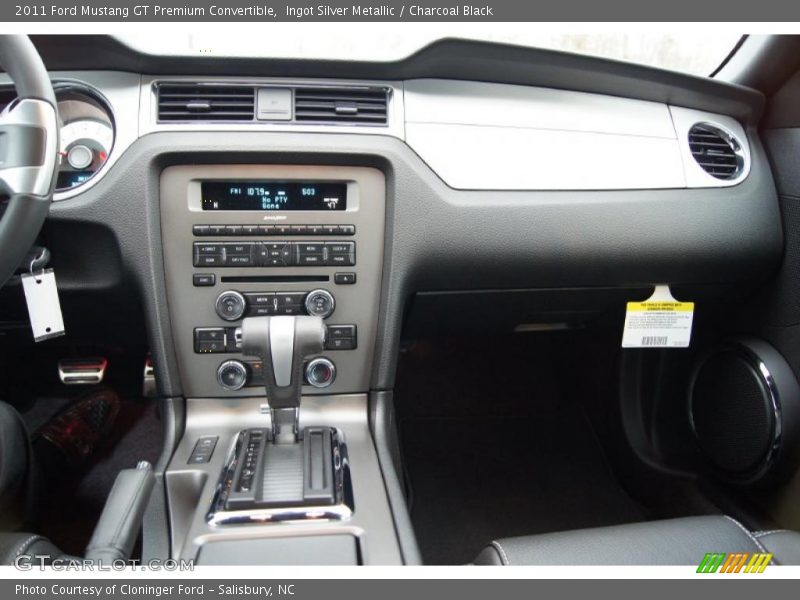 Ingot Silver Metallic / Charcoal Black 2011 Ford Mustang GT Premium Convertible