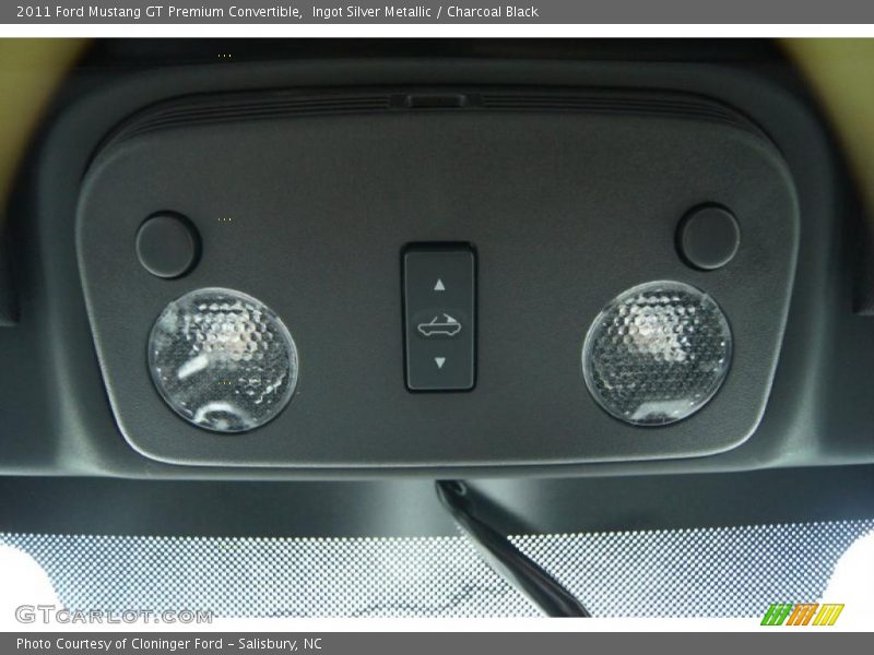 Controls of 2011 Mustang GT Premium Convertible