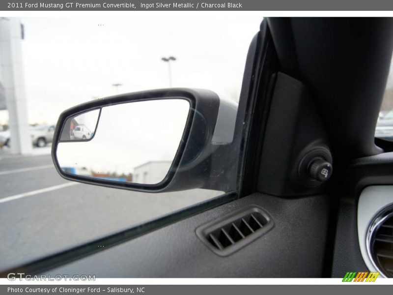 Ingot Silver Metallic / Charcoal Black 2011 Ford Mustang GT Premium Convertible
