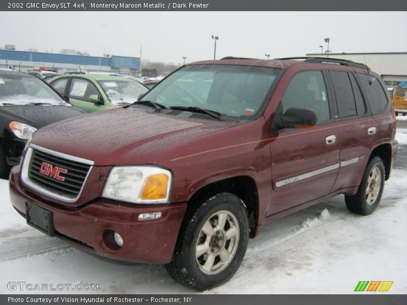 Monterey Maroon Metallic / Dark Pewter 2002 GMC Envoy SLT 4x4