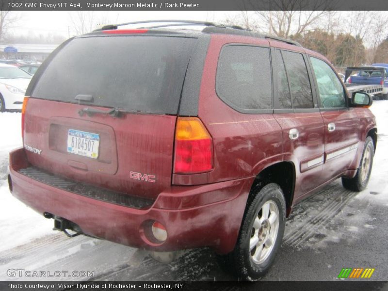 Monterey Maroon Metallic / Dark Pewter 2002 GMC Envoy SLT 4x4