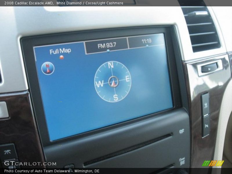 White Diamond / Cocoa/Light Cashmere 2008 Cadillac Escalade AWD