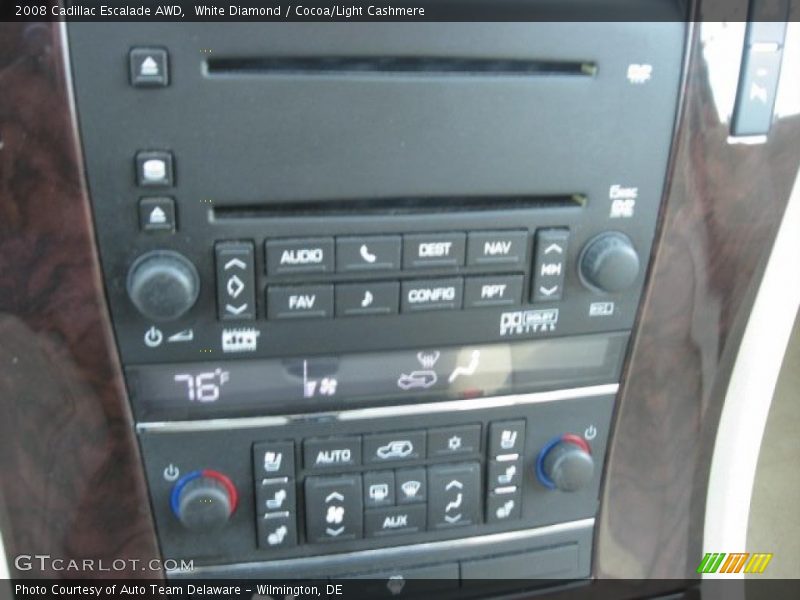 White Diamond / Cocoa/Light Cashmere 2008 Cadillac Escalade AWD