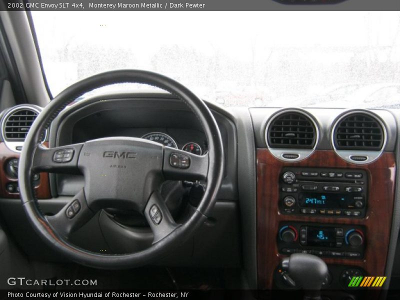 Monterey Maroon Metallic / Dark Pewter 2002 GMC Envoy SLT 4x4