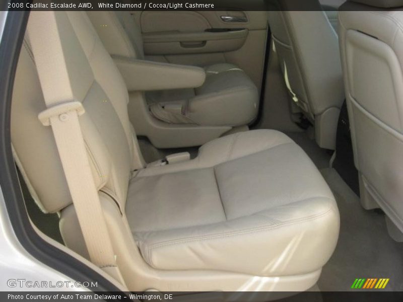 White Diamond / Cocoa/Light Cashmere 2008 Cadillac Escalade AWD