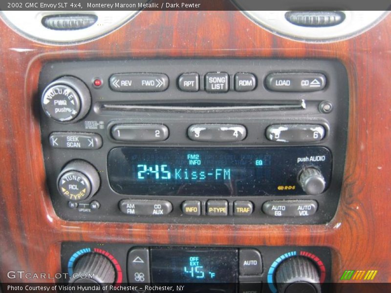 Monterey Maroon Metallic / Dark Pewter 2002 GMC Envoy SLT 4x4