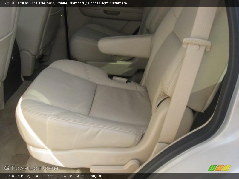 White Diamond / Cocoa/Light Cashmere 2008 Cadillac Escalade AWD