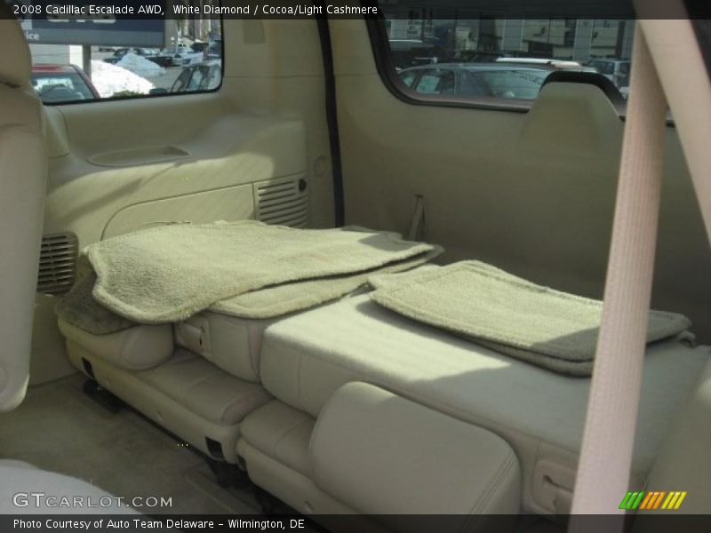 White Diamond / Cocoa/Light Cashmere 2008 Cadillac Escalade AWD