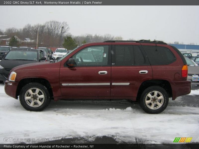 Monterey Maroon Metallic / Dark Pewter 2002 GMC Envoy SLT 4x4