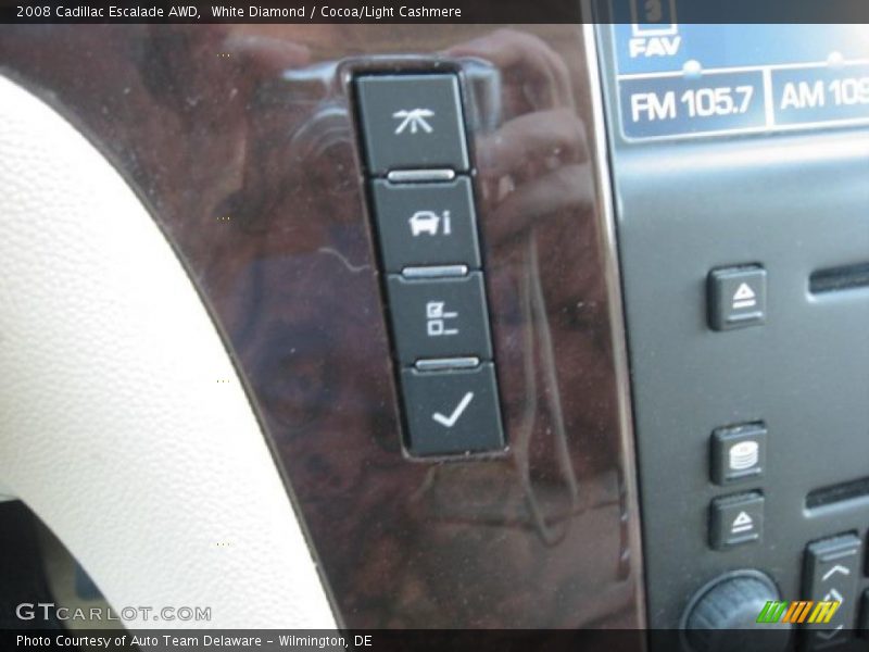 White Diamond / Cocoa/Light Cashmere 2008 Cadillac Escalade AWD