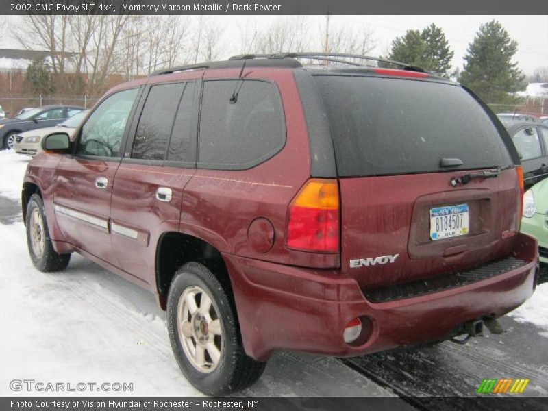 Monterey Maroon Metallic / Dark Pewter 2002 GMC Envoy SLT 4x4