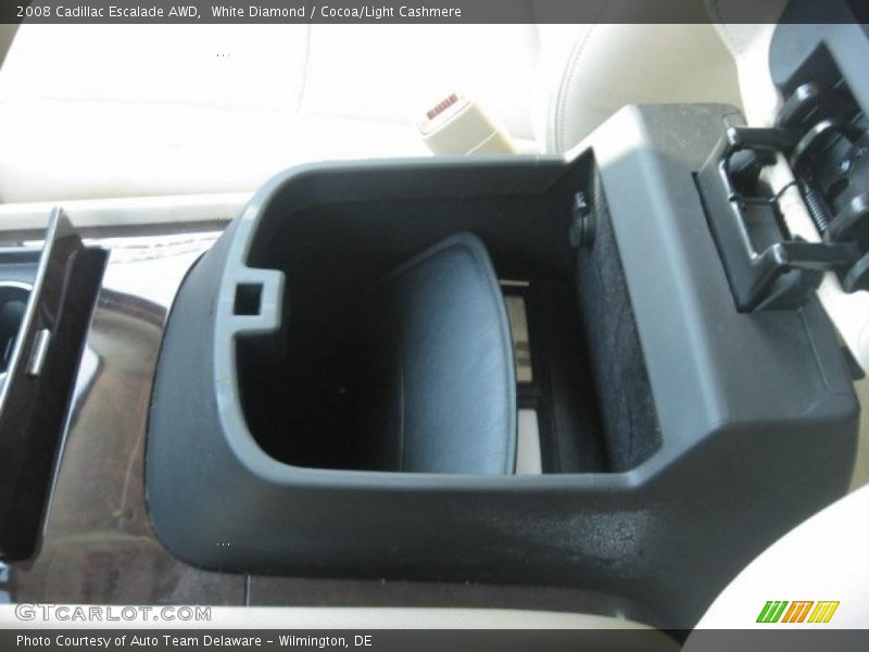 White Diamond / Cocoa/Light Cashmere 2008 Cadillac Escalade AWD