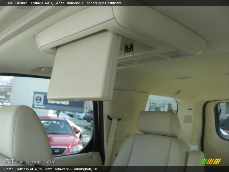 White Diamond / Cocoa/Light Cashmere 2008 Cadillac Escalade AWD
