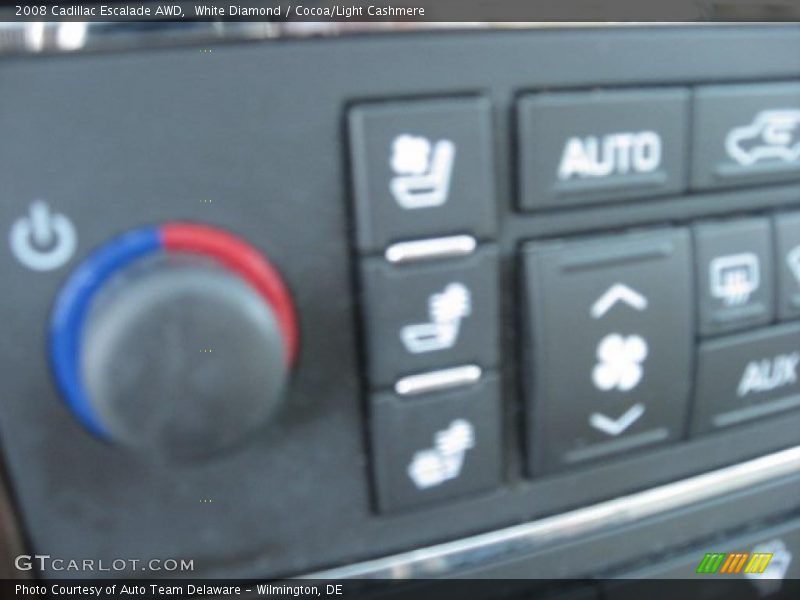 White Diamond / Cocoa/Light Cashmere 2008 Cadillac Escalade AWD