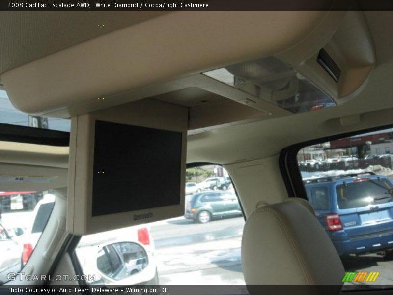 White Diamond / Cocoa/Light Cashmere 2008 Cadillac Escalade AWD