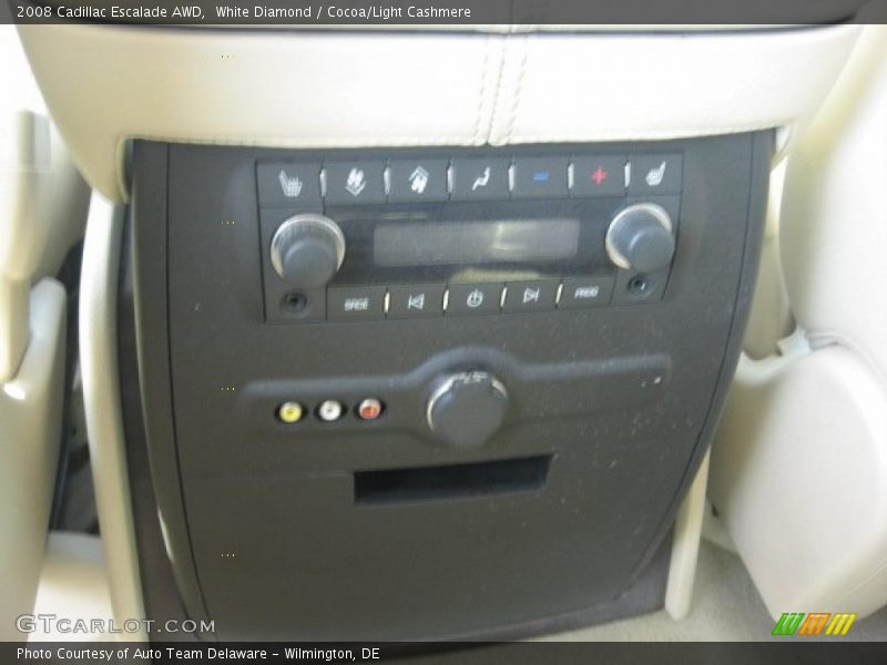 White Diamond / Cocoa/Light Cashmere 2008 Cadillac Escalade AWD