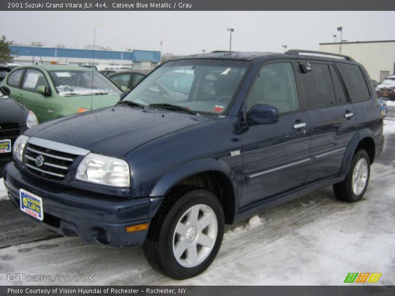 Catseye Blue Metallic / Gray 2001 Suzuki Grand Vitara JLX 4x4